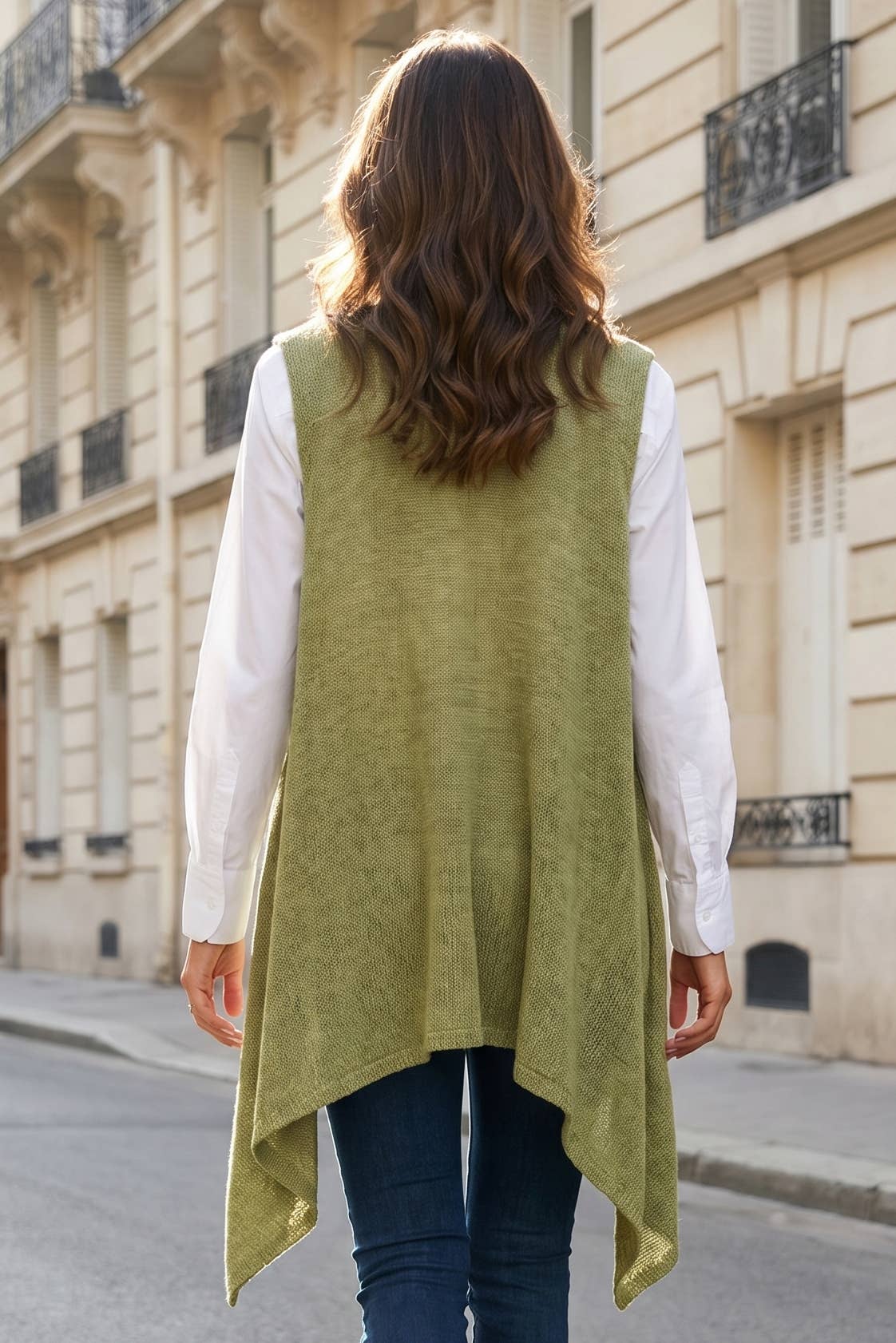 Sleeveless Knit Vest