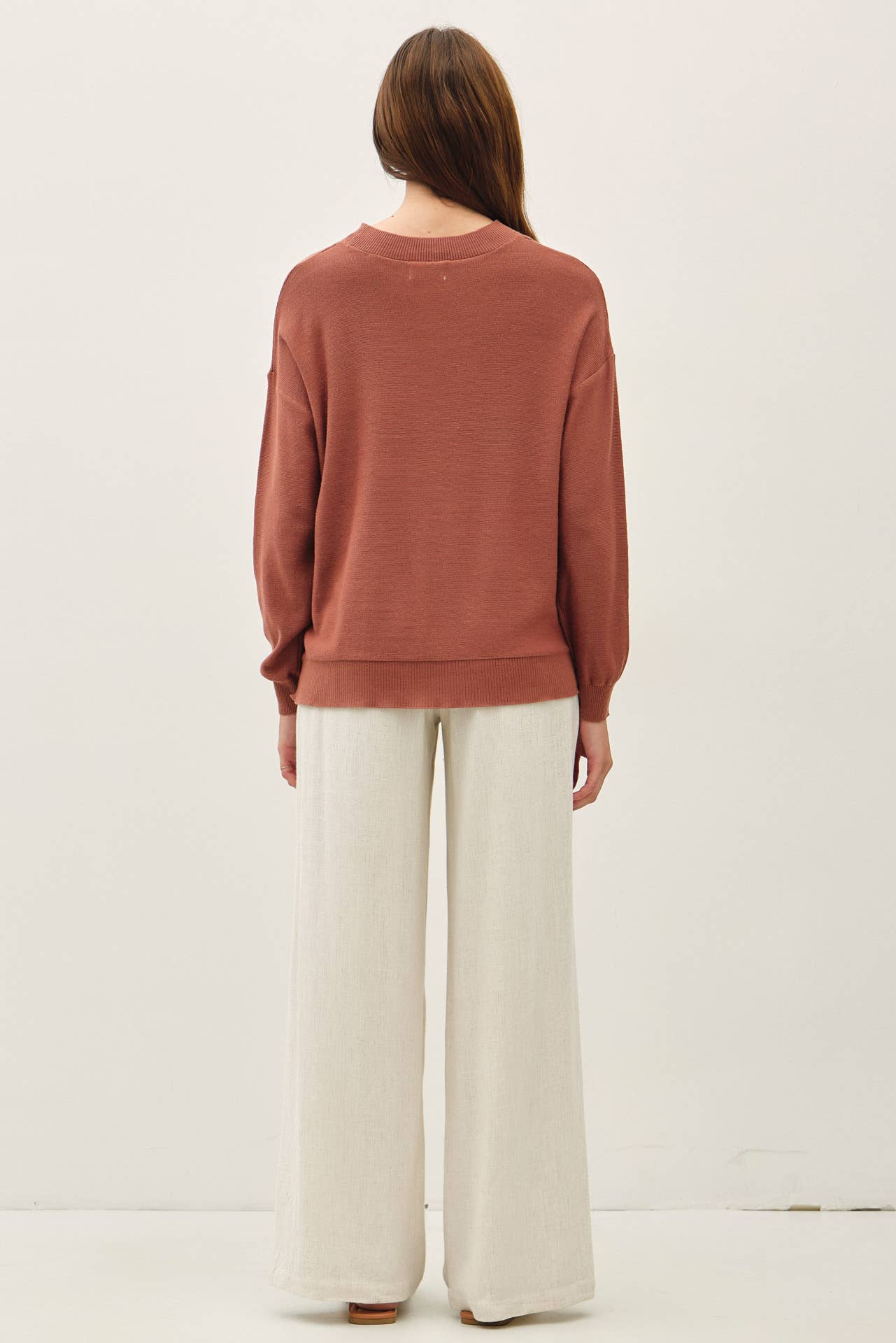 Drop Shoulder Sweater