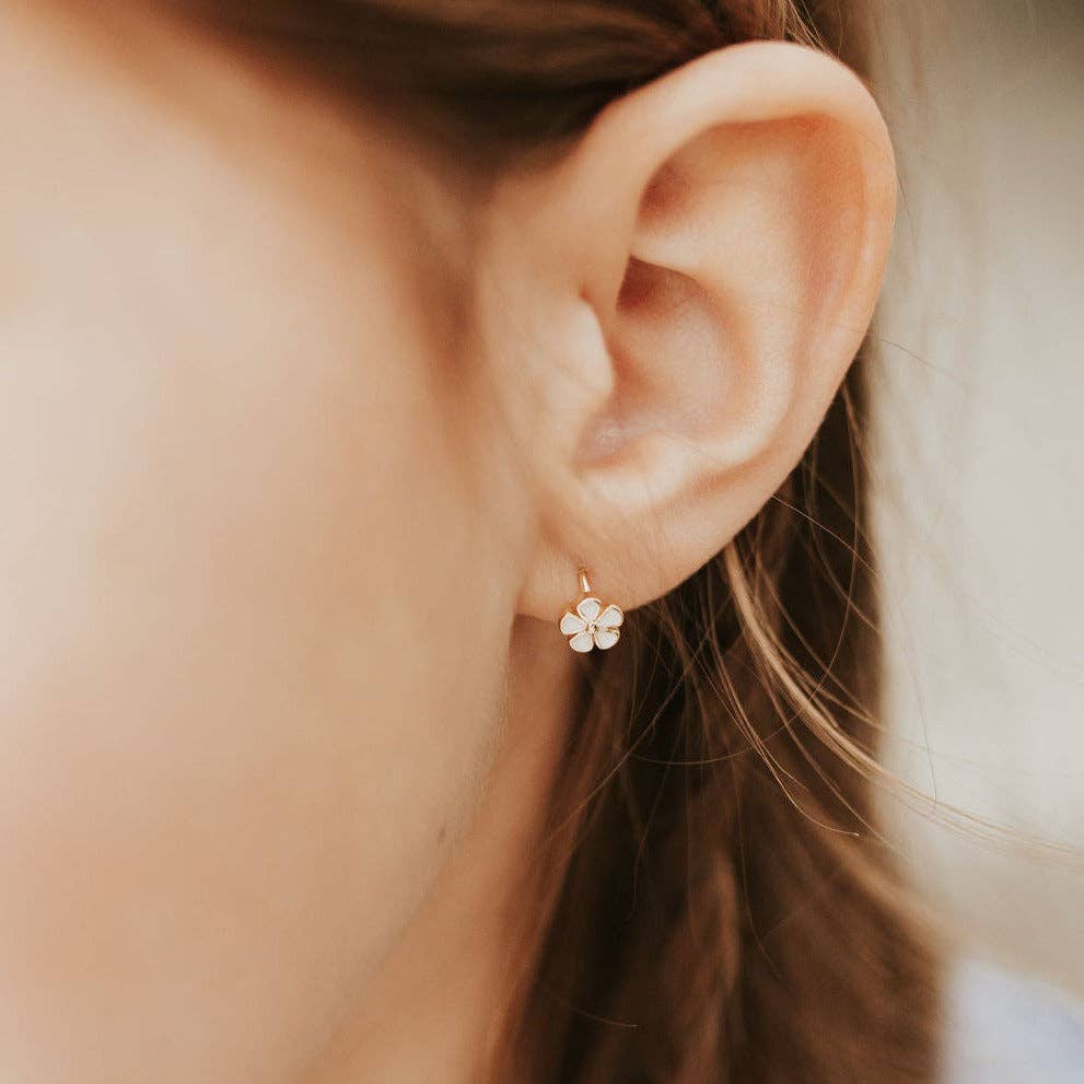 Mini Flower Hoops