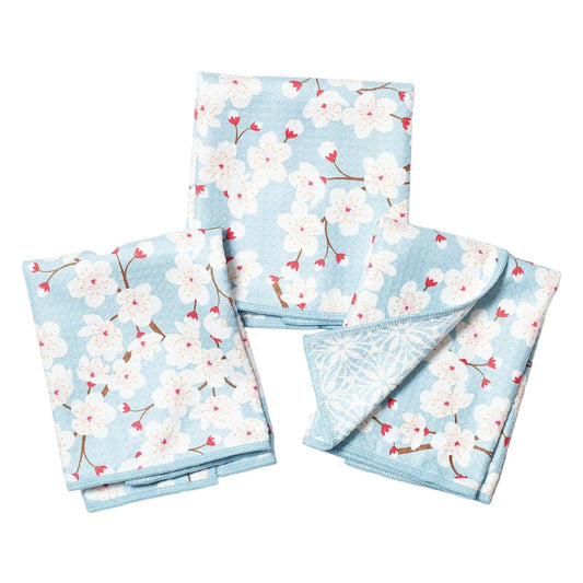 Mighty Mini Towel (Set of 3) Reversible | Cherry Blossom