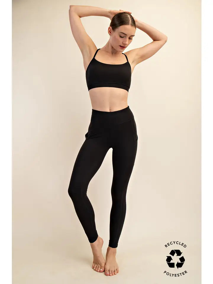 Butter Pocket Leggings | Black