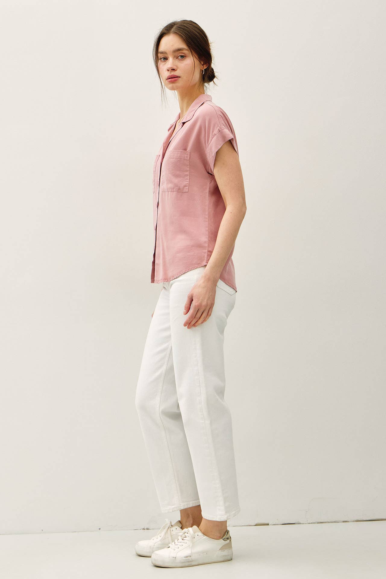 Dolman Sleeve Tencel Shirt