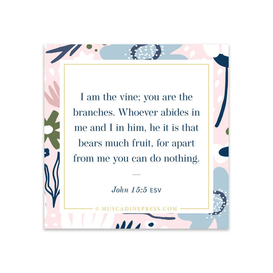 Scripture Static Cling, I am the Vine