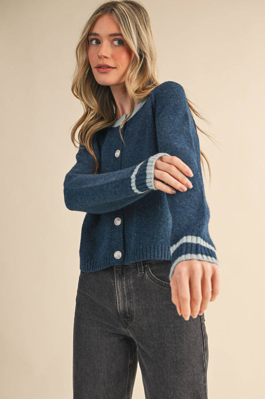 Two Tone Cardigan