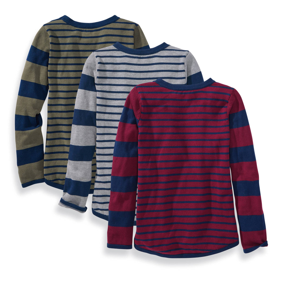 Multi Stripe Cotton Sweater