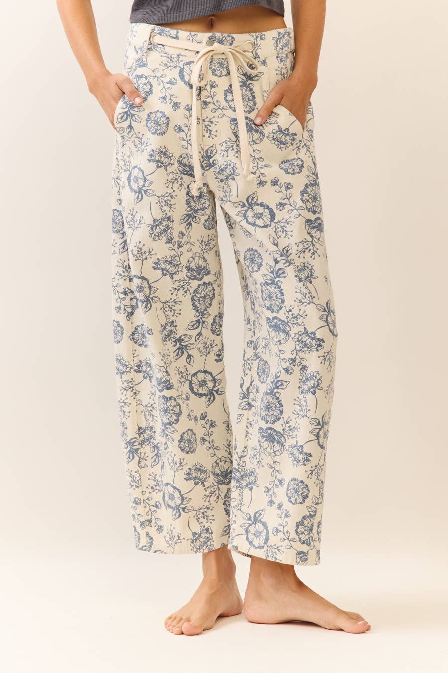 Floral Cropped Pant