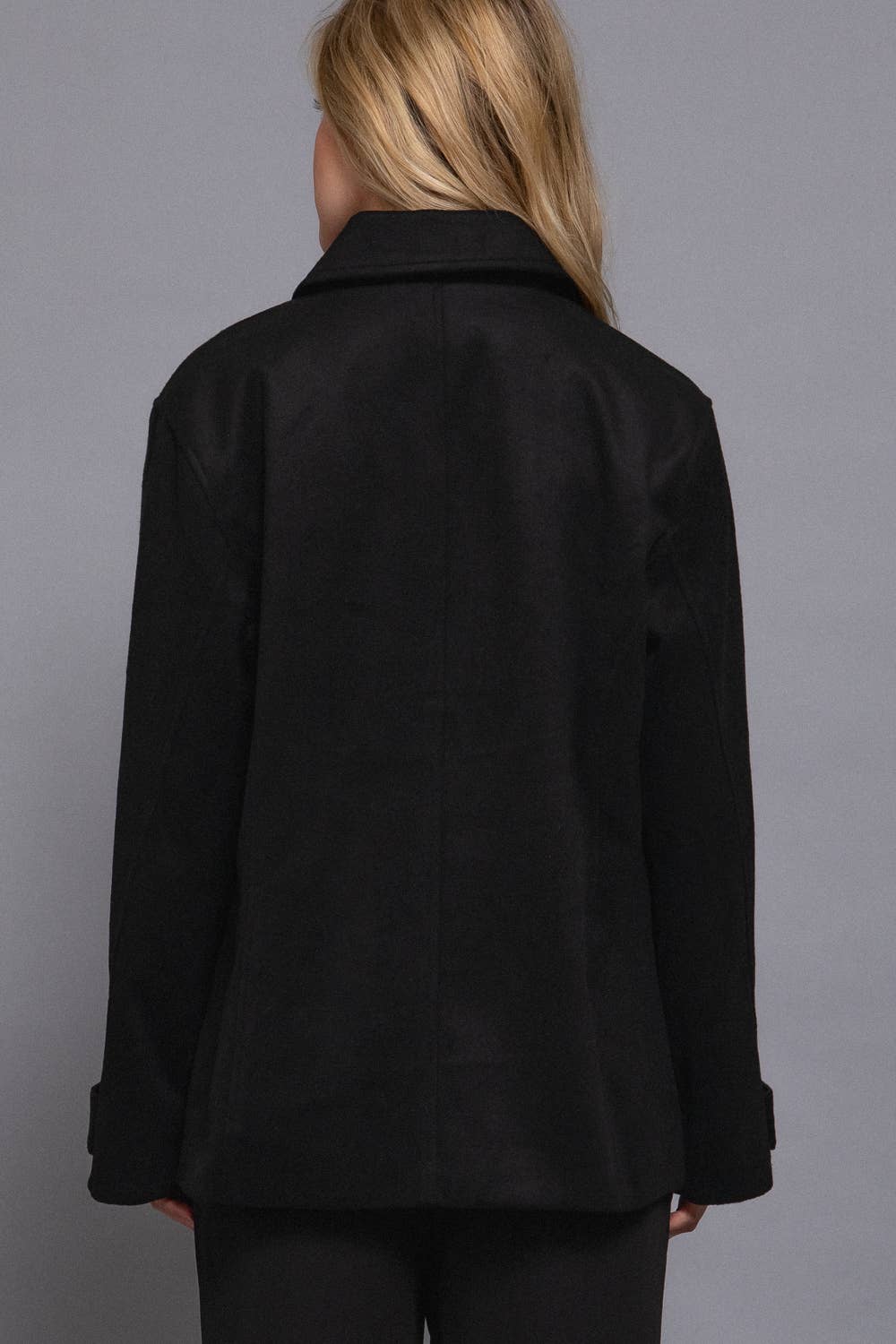 Felt Shacket | Black