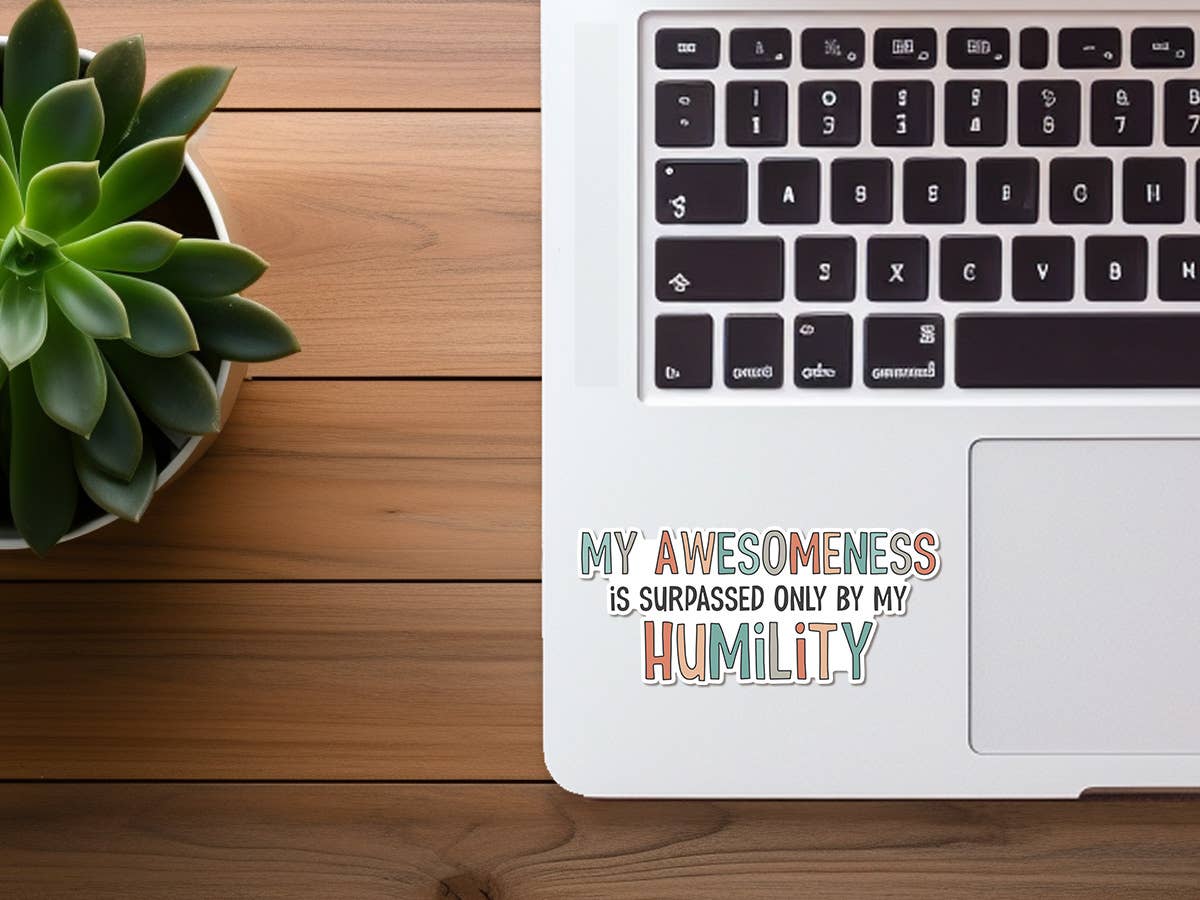 Humilde Sticker Sticker | False Humility – The English Garden
