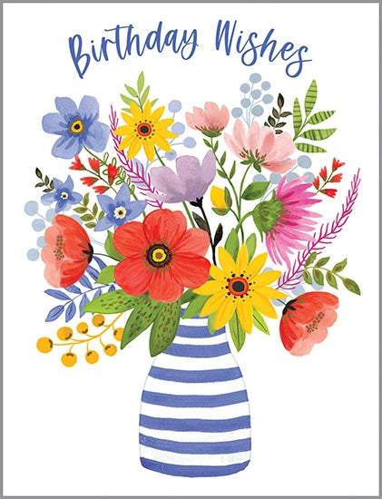 Birthday Card | Flower Vase