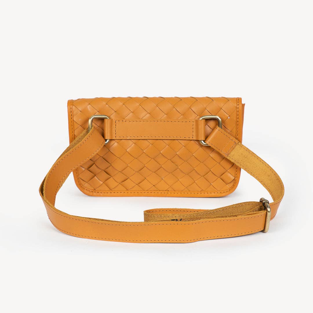 Woven Belt Bag | Honey