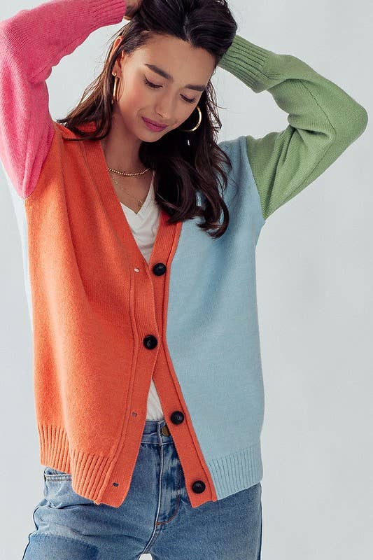 Multi Color Cardigan