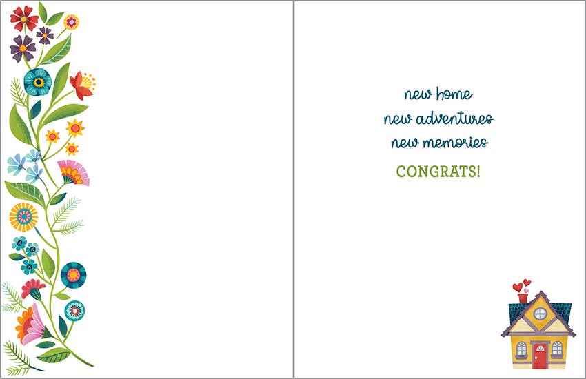 New Home Card | New Home In Bloom
