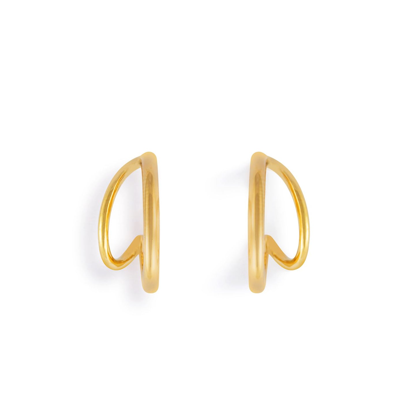Gold Split Hoop