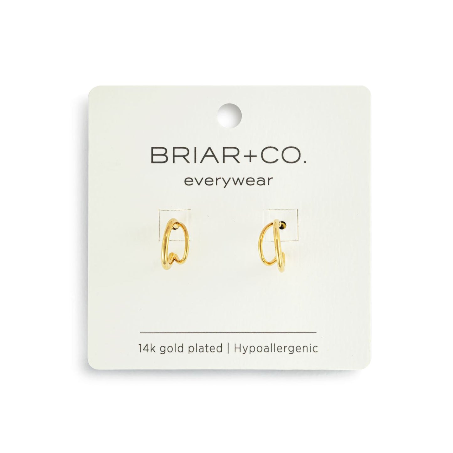 Gold Split Hoop