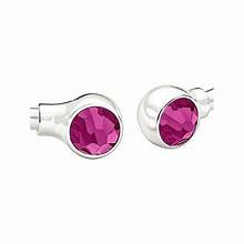 Crystal Bangle Accents | Fuchsia