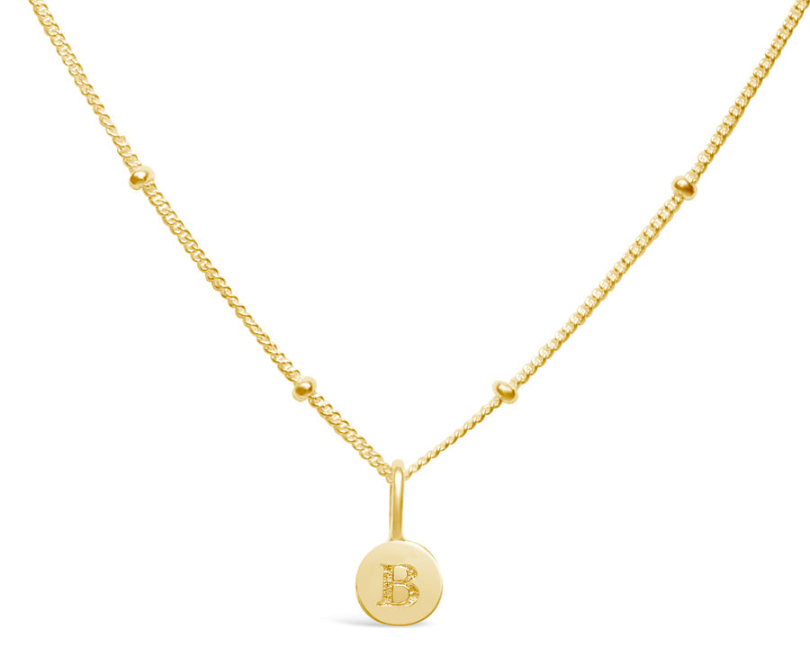 Mini Love Letter Necklace | Gold