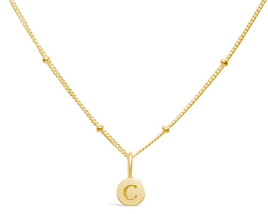 Mini Love Letter Necklace | Gold