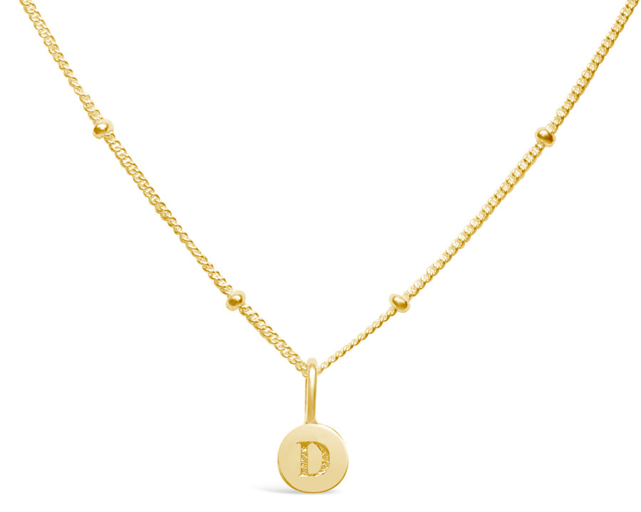 Mini Love Letter Necklace | Gold