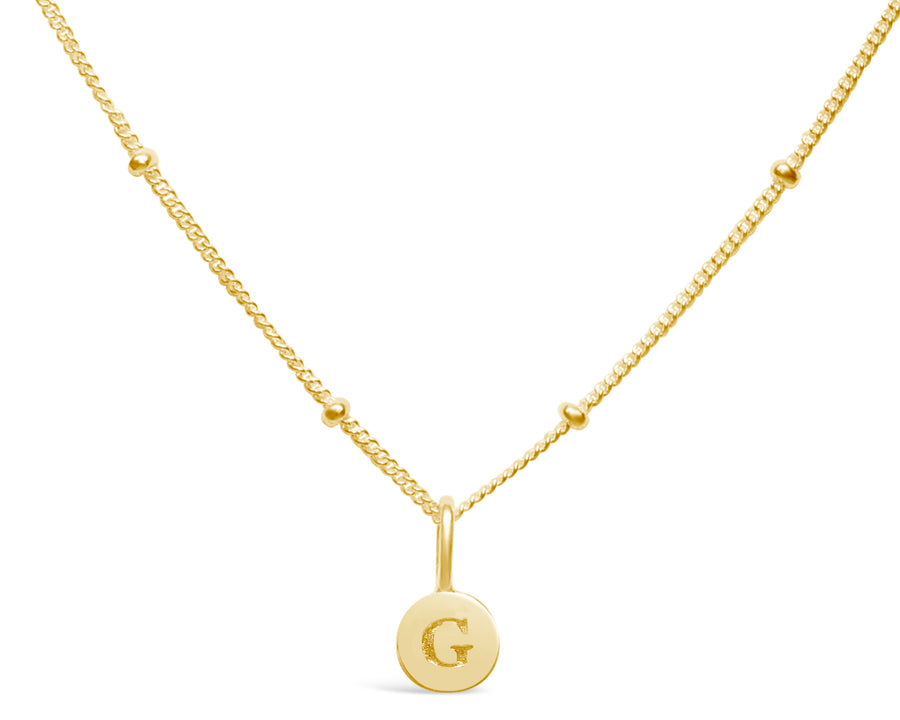 Mini Love Letter Necklace | Gold