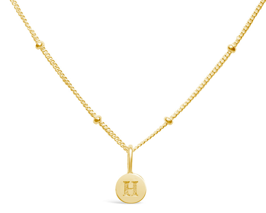 Mini Love Letter Necklace | Gold