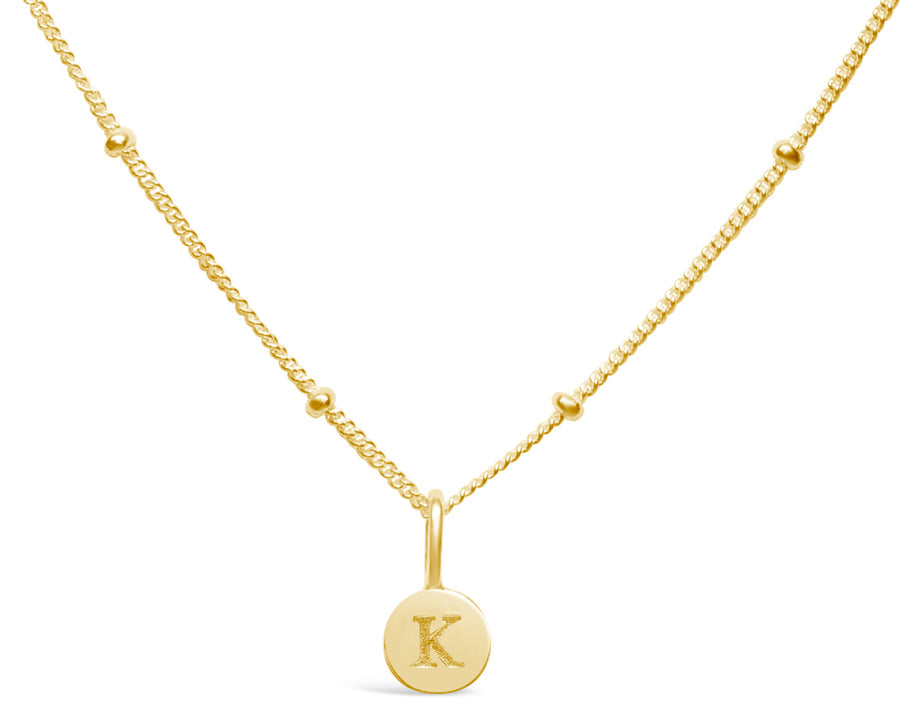 Mini Love Letter Necklace | Gold