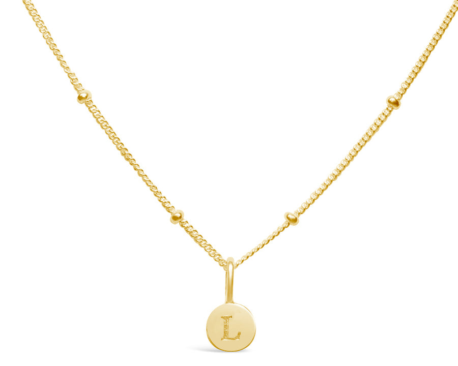 Mini Love Letter Necklace | Gold