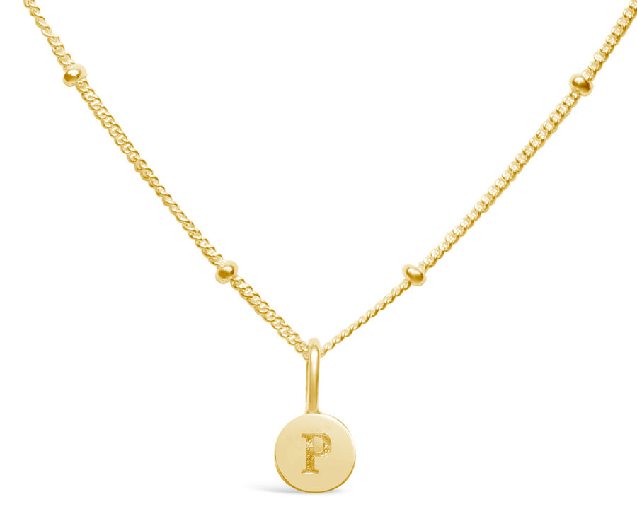 Mini Love Letter Necklace | Gold