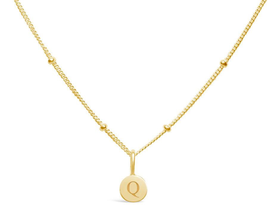 Mini Love Letter Necklace | Gold