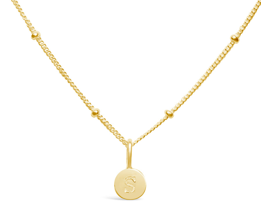 Mini Love Letter Necklace | Gold