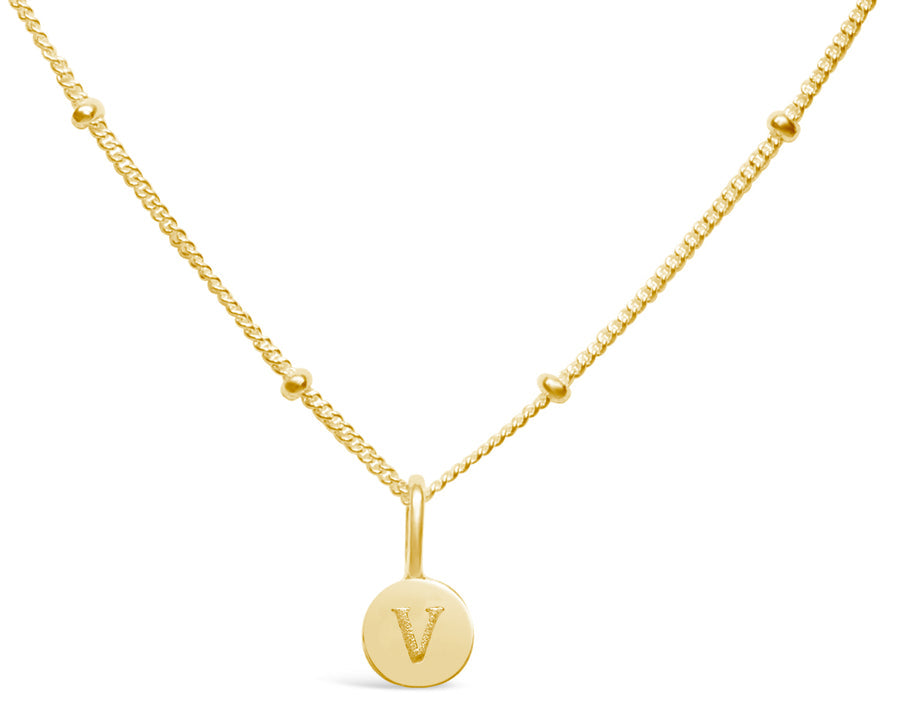 Mini Love Letter Necklace | Gold