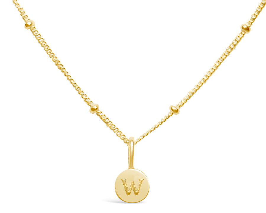 Mini Love Letter Necklace | Gold