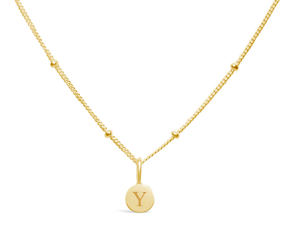 Mini Love Letter Necklace | Gold