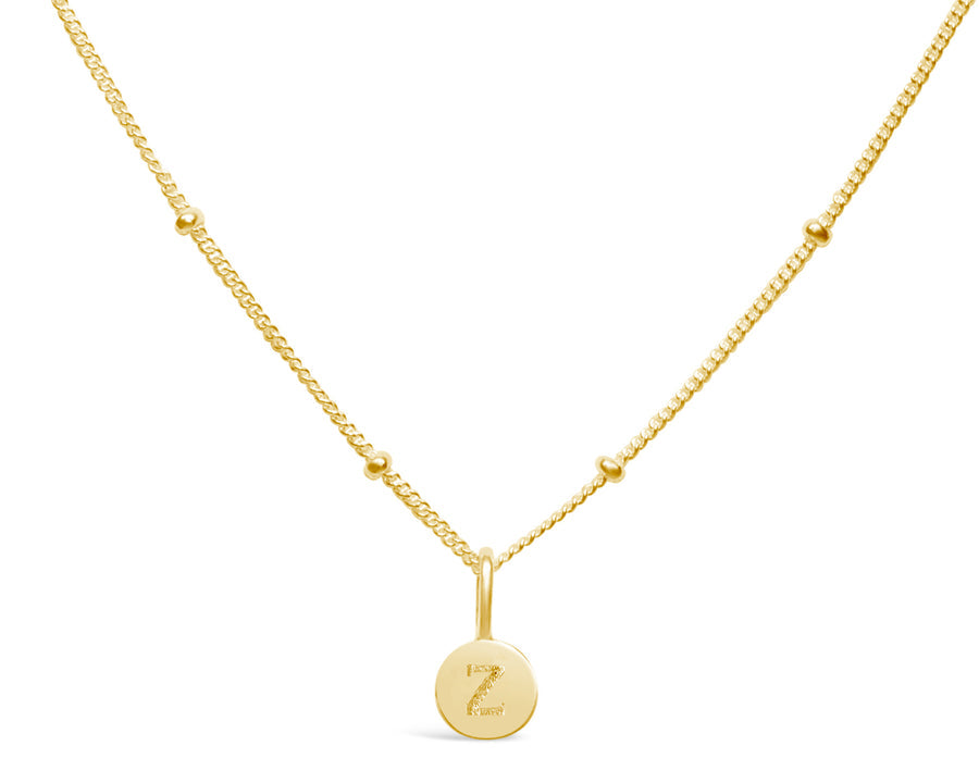 Mini Love Letter Necklace | Gold