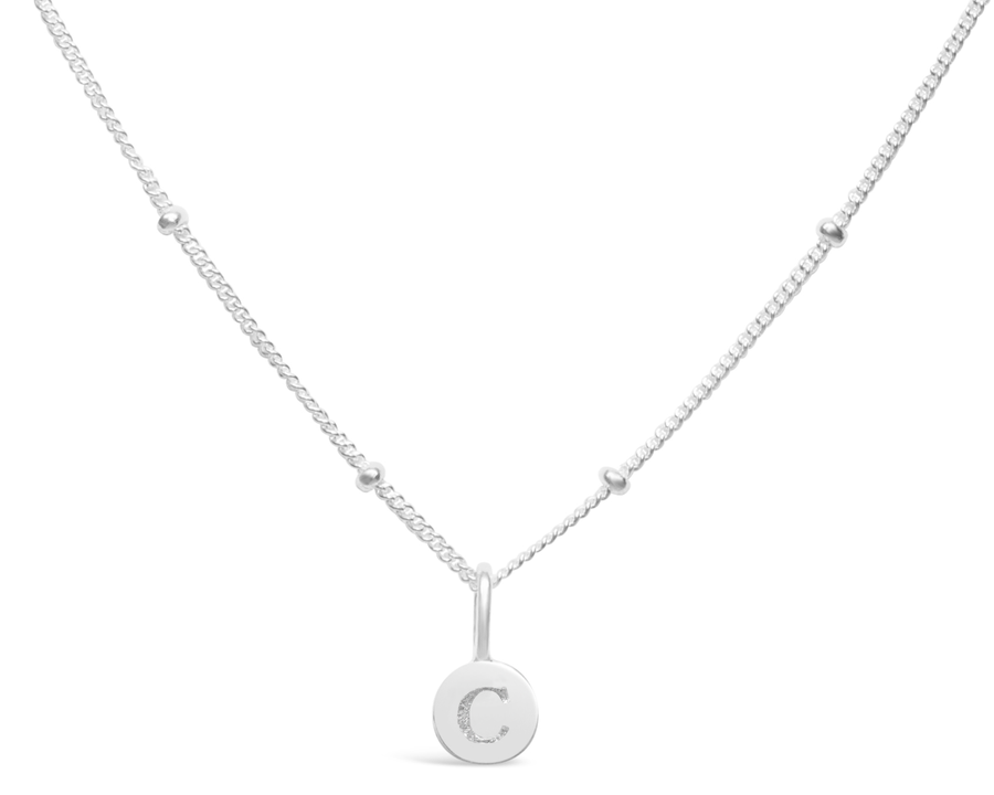 Mini Love Letter Necklace | Silver