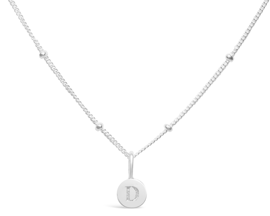 Mini Love Letter Necklace | Silver