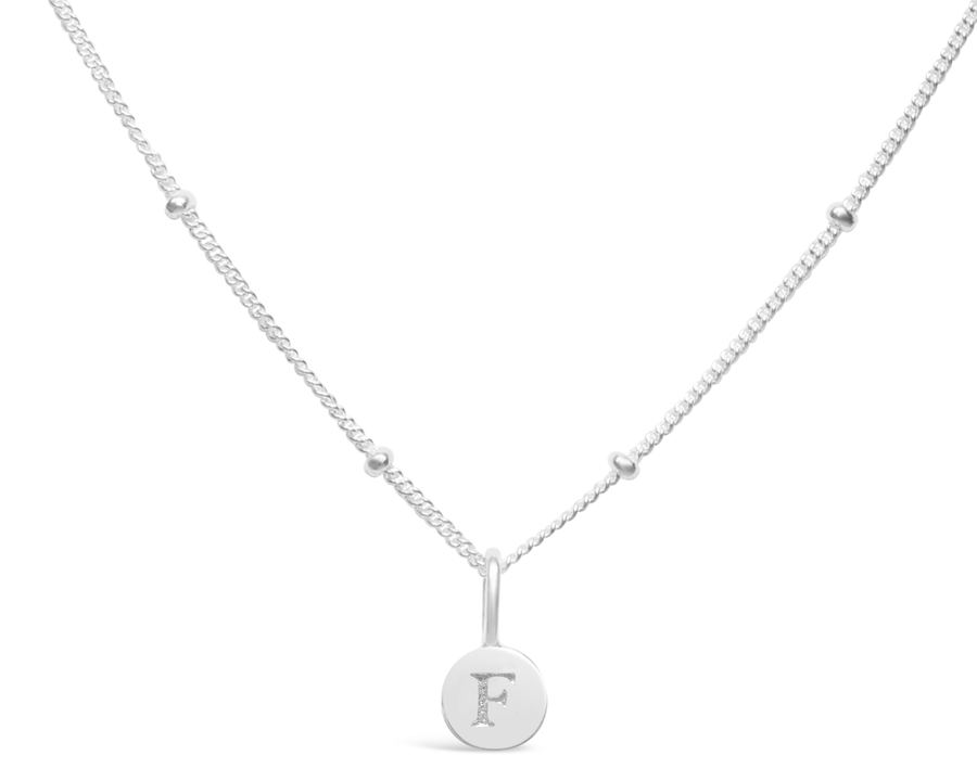 Mini Love Letter Necklace | Silver