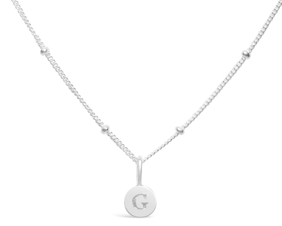 Mini Love Letter Necklace | Silver