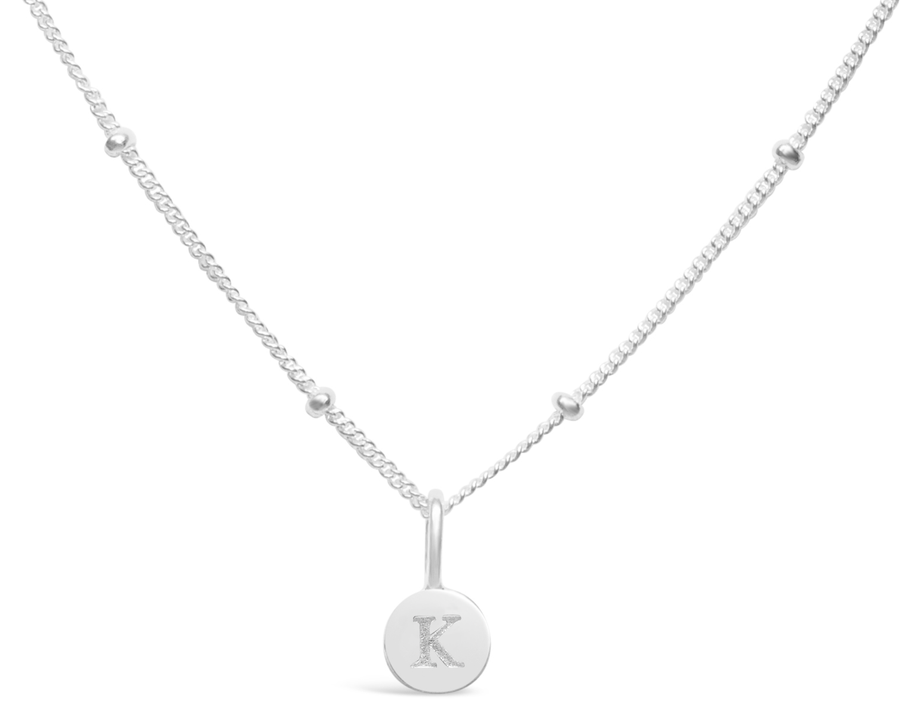 Mini Love Letter Necklace | Silver