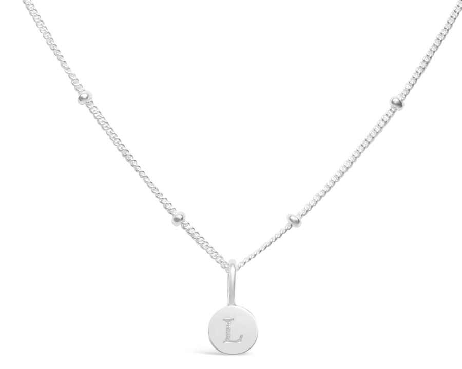 Mini Love Letter Necklace | Silver