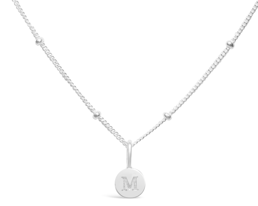 Mini Love Letter Necklace | Silver