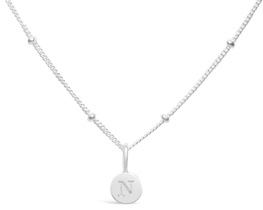 Mini Love Letter Necklace | Silver