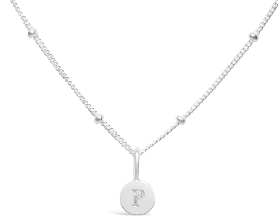 Mini Love Letter Necklace | Silver