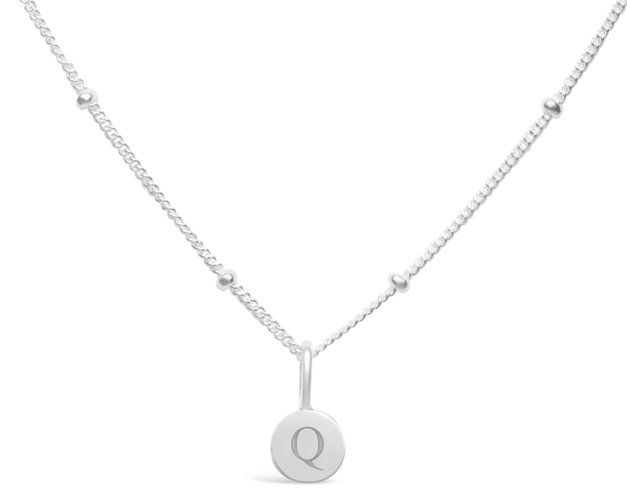 Mini Love Letter Necklace | Silver