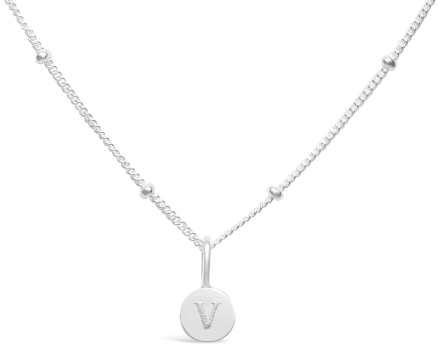 Mini Love Letter Necklace | Silver