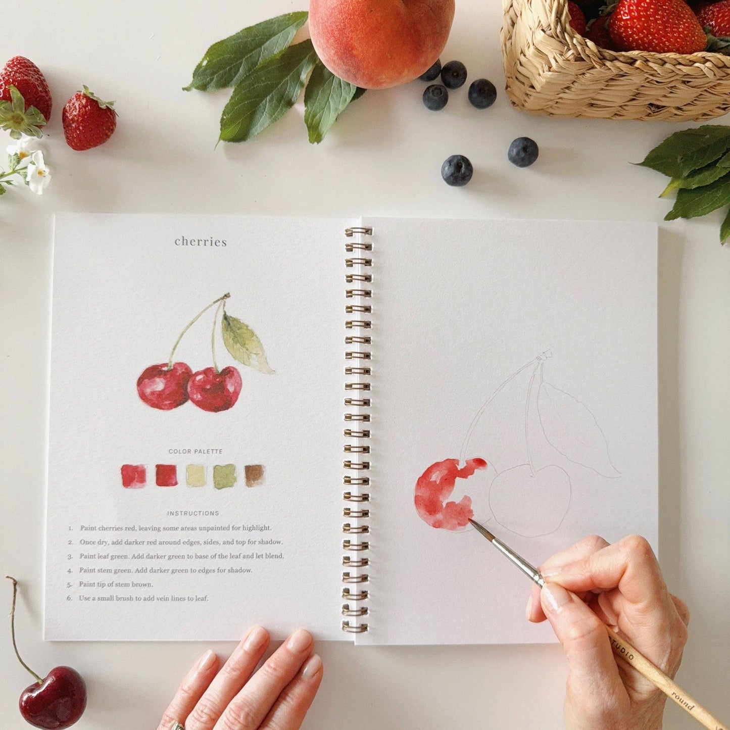 Watercolor Workbook | Fruit