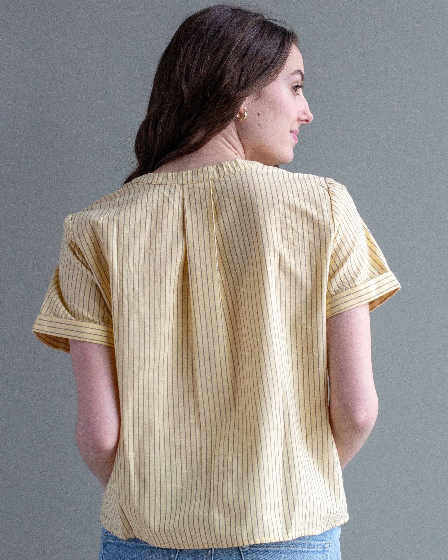 Melissa Striped Button Down