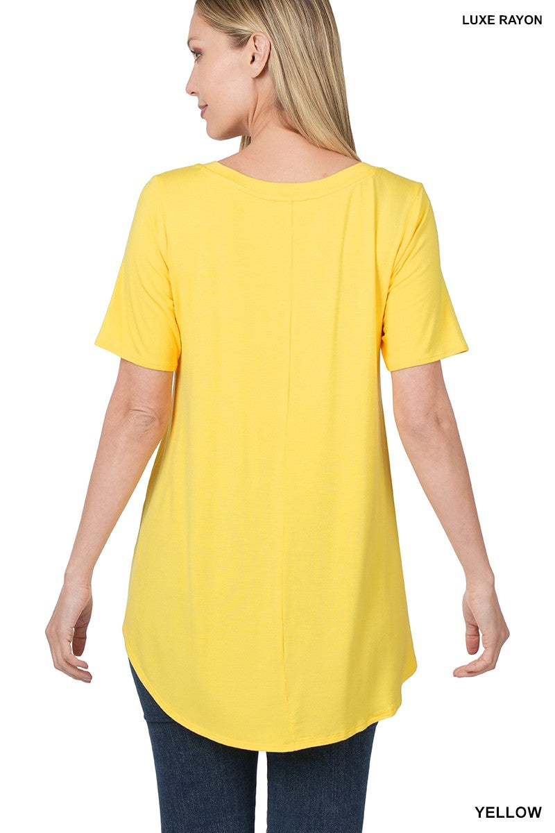 Luxe Tee | Yellow