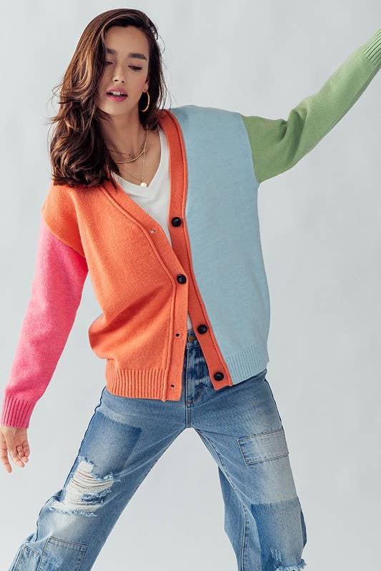 Multi Color Cardigan