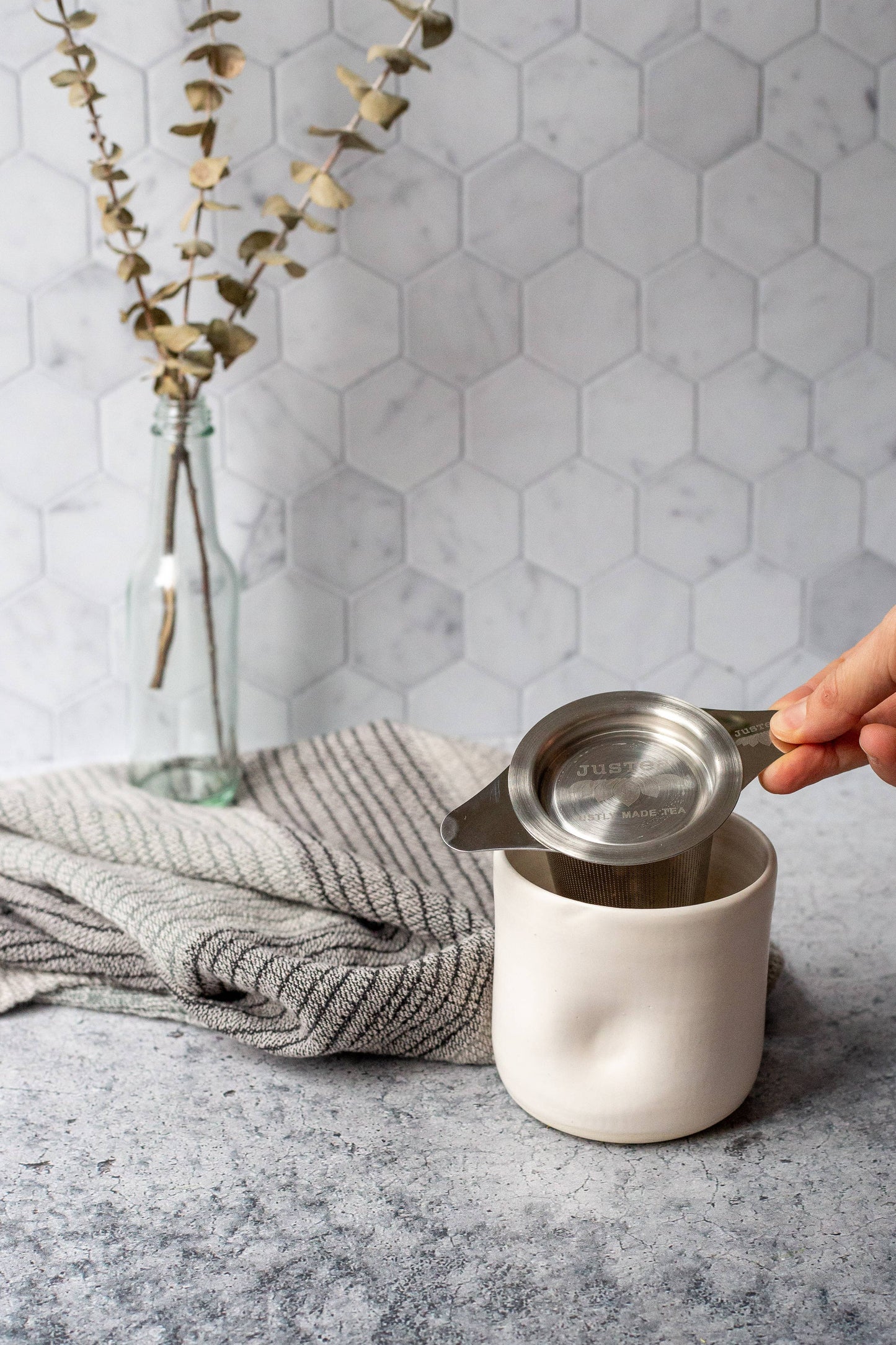Tea Infuser with Coaster/Lid