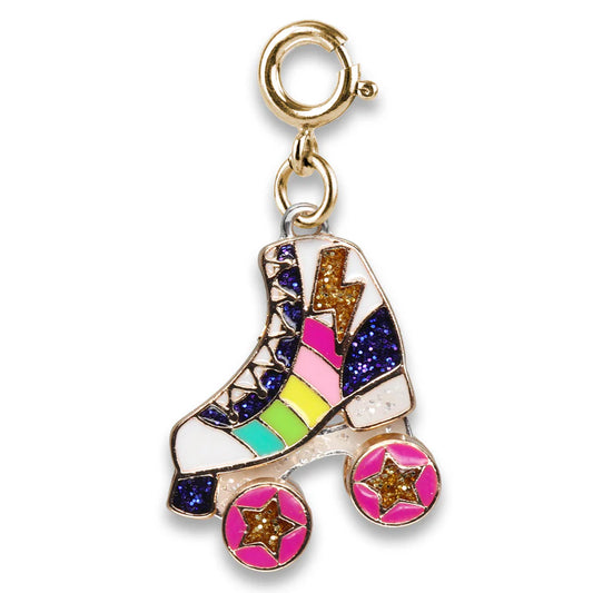 Gold Rainbow Roller Skate Charm